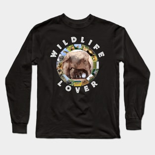 Wildlife Lover Elephant Baby Long Sleeve T-Shirt